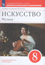 Искусство. Музыка. 8 класс. Дневник музыкальных размышлений. К учебнику Т.И.Науменко, В.В.Алеева 2024