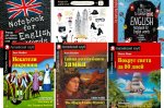 Искатели сокровищ. Тайна волшебного замка. Вокруг света за 80 дней + Тетради. (комплект из 3 книг + 3 тетради). Книги на англ.языке