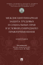Междисциплинарная защита трудовых и социальных прав в условиях гибридного правоприменения. Монография