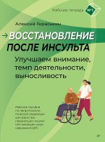Восстановление после инсульта. Рабочая тетрадь № 1. Улучшаем внимание, темп деятельности, выносливость