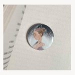 Значок металический Там, где цветет полынь "Ульяна"