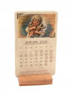 Календарь 2026. Добрые традиции (набор из 6 карточек + деревянная подставка)