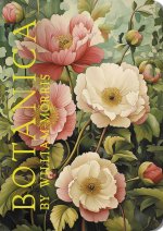 Блокнот BOTANICA by William Morris (пионы на зеленом фоне)