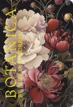 Блокнот BOTANICA by William Morris (пионы на темном фоне)