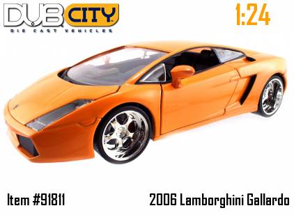 Модель автомобиля Lamborghini Gallardo 2006 г. (1:24)