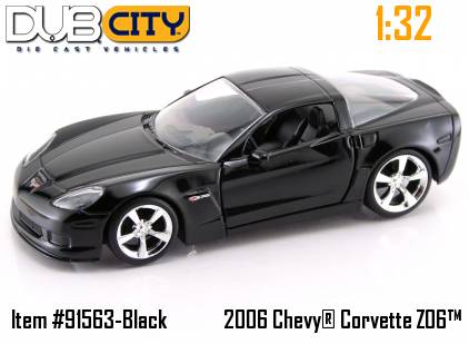 Модель автомобиля Corvette Z06 2006г. (1:32)