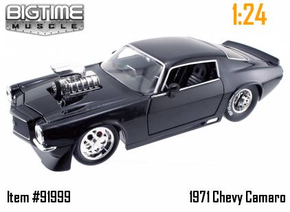 Модель автомобиля 1971 Chevy Camaro w/Blower 1:24