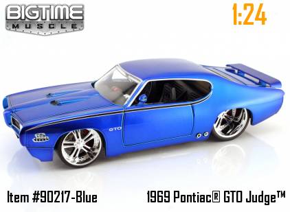 Модель автомобиля 1969 Pontiac GTO Judge w/Blower 1:24