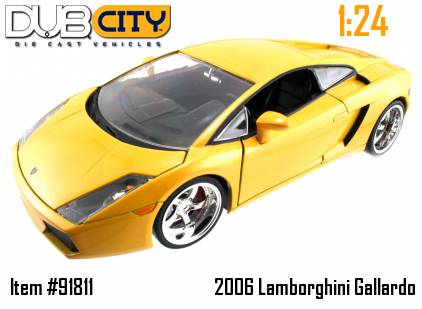 Модель автомобиля Lamborghini Gallardo 1:24