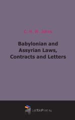 Babylonian and Assyrian Laws, Contracts and Letters