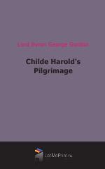 Childe Harold`s Pilgrimage