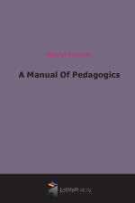 A Manual Of Pedagogics