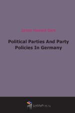 Political Parties And Party Policies In Germany (1903)