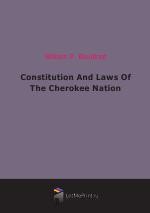 Constitution And Laws Of The Cherokee Nation (1875)