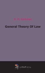 General Theory Of Law (1909)