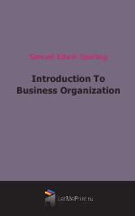 Introduction To Business Organization (1906)