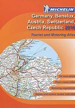 Germany, Benelux, Austria, Switzerland, Czech Republic 2010: Tourist and Motoring Atlas