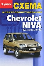 Схема электрооборудования Chevrolet Niva. Двигатель 2123