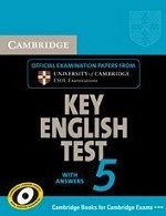 Cambridge Key English Test 5 Student`s Book with Answers: Test 5