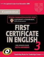 Cambridge First Certificate in English 3 for Updated Exam Self-study Pack