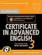 Cambridge certificate in advanced English 3 for updated exam student`s book with answers