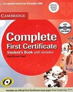 Complete First Certificate Student`s Book without answers