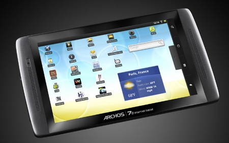 Archos 70 Internet Tablet, 8 ГБ, Android, черный