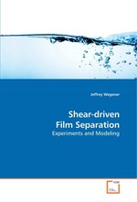 Shear-driven Film Separation. Experiments and Modeling