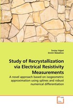 Study of Recrystallization via Electrical Resistivity Measurements. A novel approach based on isogeometric approximation using splines and robust numerical differentiation