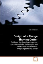 Design of a Plunge Shaving Cutter. Guidance for choosing the proper operation cylinder, helix angle, and serration displacement of the plunge shaving cutter