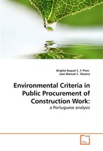 Environmental Criteria in Public Procurement of Construction Work:. a Portuguese analysis