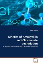 Kinetics of Amoxycillin and Clavulanate degradation. In aqueous solutions and frozen conditions