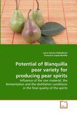 Potential of Blanquilla pear variety for producing pear spirits. Influence of the raw material, the fermentation and the distillation conditions in the final quality of the spirits