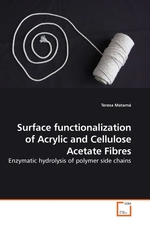 Surface functionalization of Acrylic and Cellulose Acetate Fibres. Enzymatic hydrolysis of polymer side chains