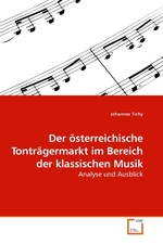 Der oesterreichische Tontraegermarkt im Bereich der klassischen Musik. Analyse und Ausblick