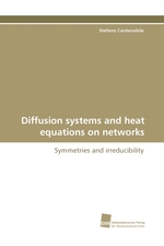 Diffusion systems and heat equations on networks. Symmetries and irreducibility