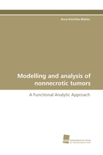 Modelling and analysis of nonnecrotic tumors. A Functional Analytic Approach