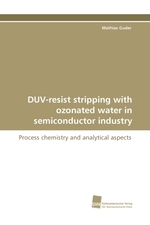 DUV-resist stripping with ozonated water in semiconductor industry. Process chemistry and analytical aspects