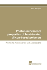 Photoluminescence properties of heat-treated silicon-based polymers. Promising materials for LED applications