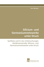 Silicium- und Germaniumnetzwerke unter Druck. Synthese und in-situ Untersuchungen dreidimensionaler Silicium- und Germaniumnetzwerke unter Druck