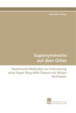 Supersymmetrie auf dem Gitter. Numerische Methoden zur Erforschung einer Super Yang-Mills-Theorie mit Wilson Fermionen