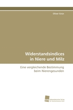 Widerstandsindices in Niere und Milz. Eine vergleichende Bestimmung beim Nierengesunden