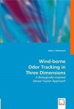 Wind-borne Odor Tracking in Three Dimensions. A Biologically-inspired Sensor Fusion Approach