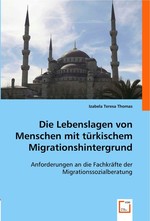 Die Lebenslagen von Menschen mit tuerkischem Migrationshintergrund. Anforderungen an die Fachkraefte der Migrationssozialberatung