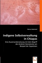 Indigene Selbstverwaltung in Chiapas. Eine Auseinandersetzung mit dem Begriff der direkten Demokratie am Beispiel der Zapatisten