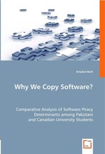 Why We Copy Software?. Comparative Analysis of Software Piracy Determinants among Pakistani and Canadian University Students