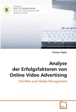 Analyse der Erfolgsfaktoren von Online Video Advertising. Schriften zum Media Management