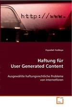 Haftung fuer User Generated Content. Ausgewaehlte haftungsrechtliche Probleme von Internetforen