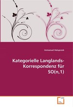 Kategorielle Langlands-Korrespondenz fuer SO(n,1)