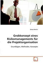 Grobkonzept eines Risikomanagements fuer die Projektorganisation. Grundlagen, Methoden, Konzepte